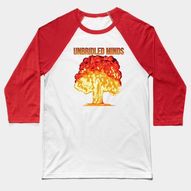 Unbridled Minds Logo Baseball T-Shirt by Unbridled Minds